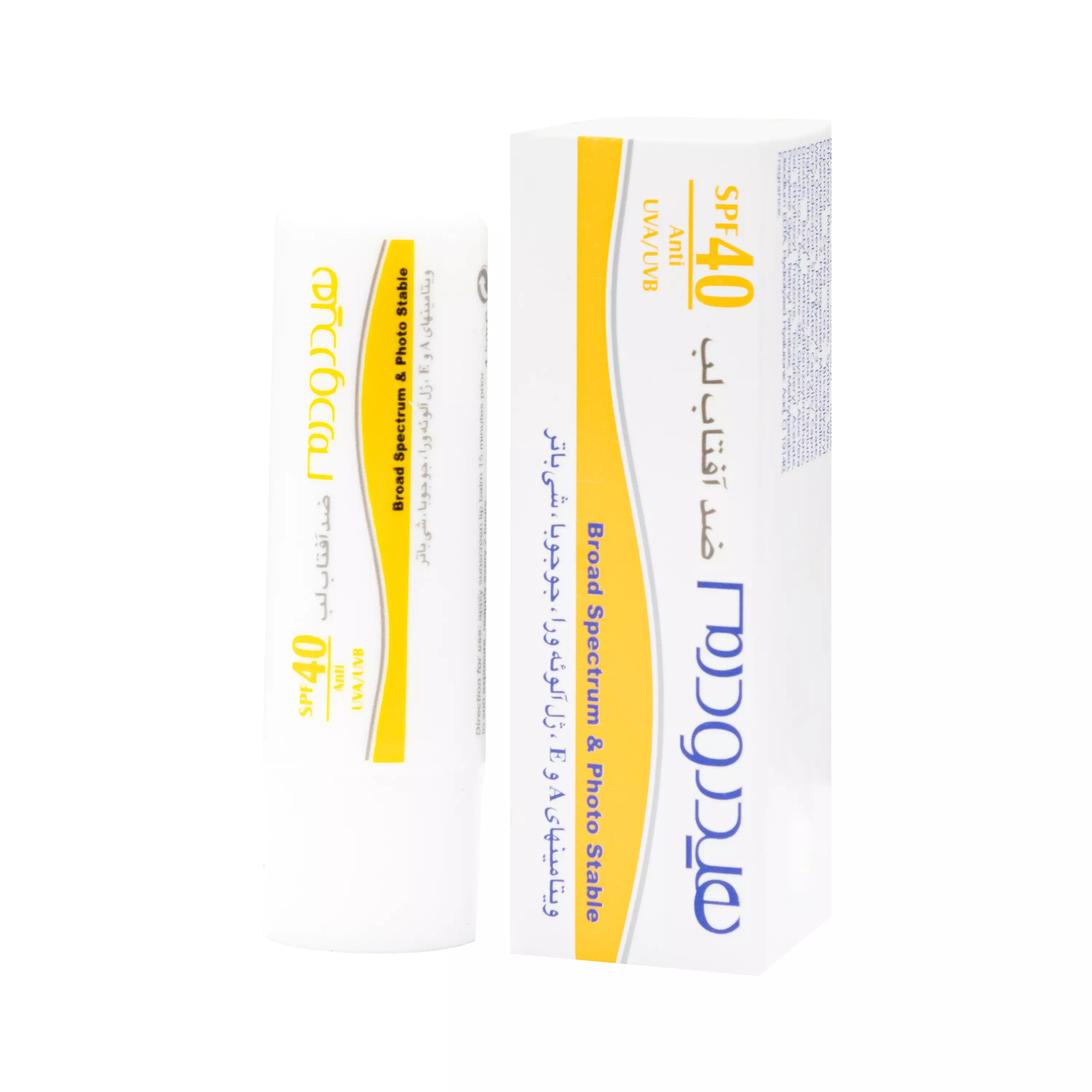ضد آفتاب SPF40 لب 4.5 گرمی هیدرودرم