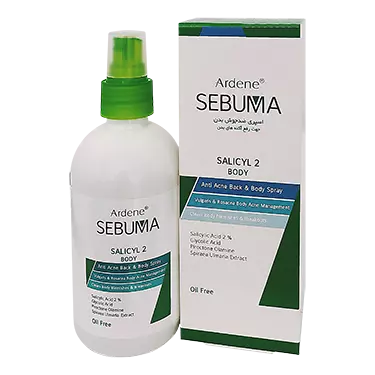 اسپری Salicyl 2 Body ضد جوش بدن 250 میلی لیتر آردن سبوما