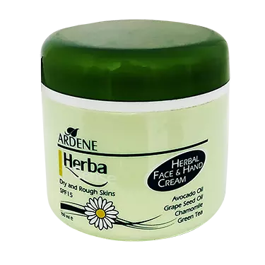 کرم گیاهی دست و صورت SPF15 کاسه ای 150 میلی لیتر آردن هرباسنس