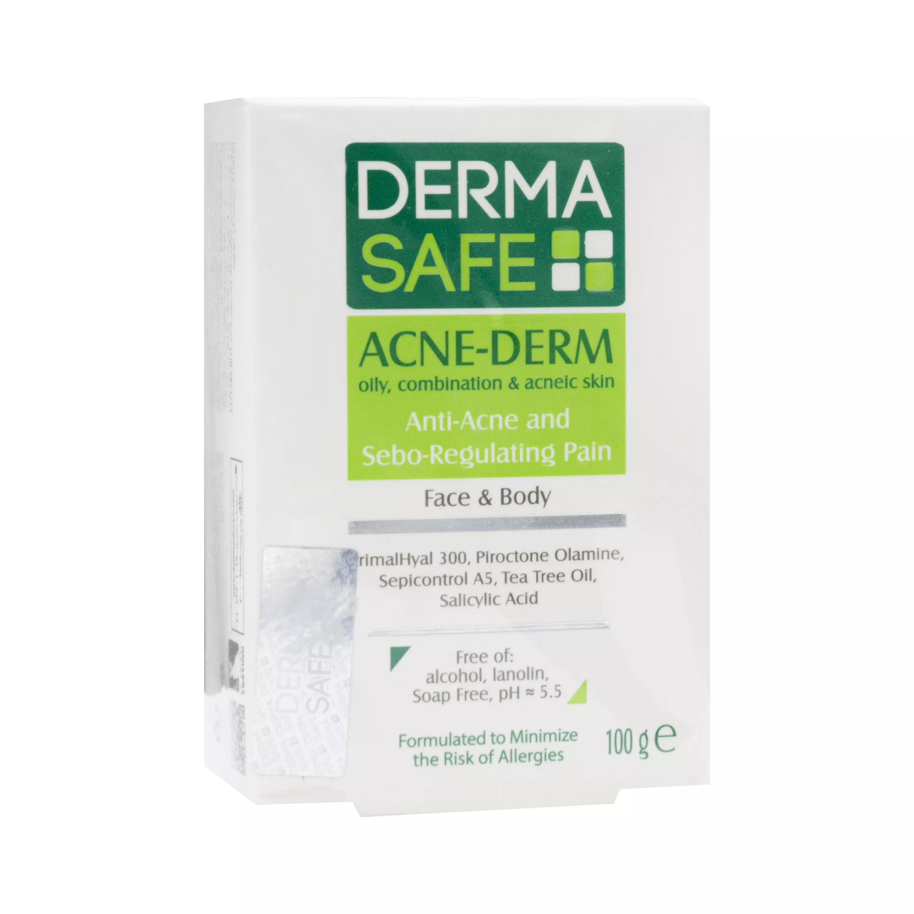 پن پوست چرب و دارای آکنه ACNE-DERM صورت و بدن 100 گرمی درماسیف