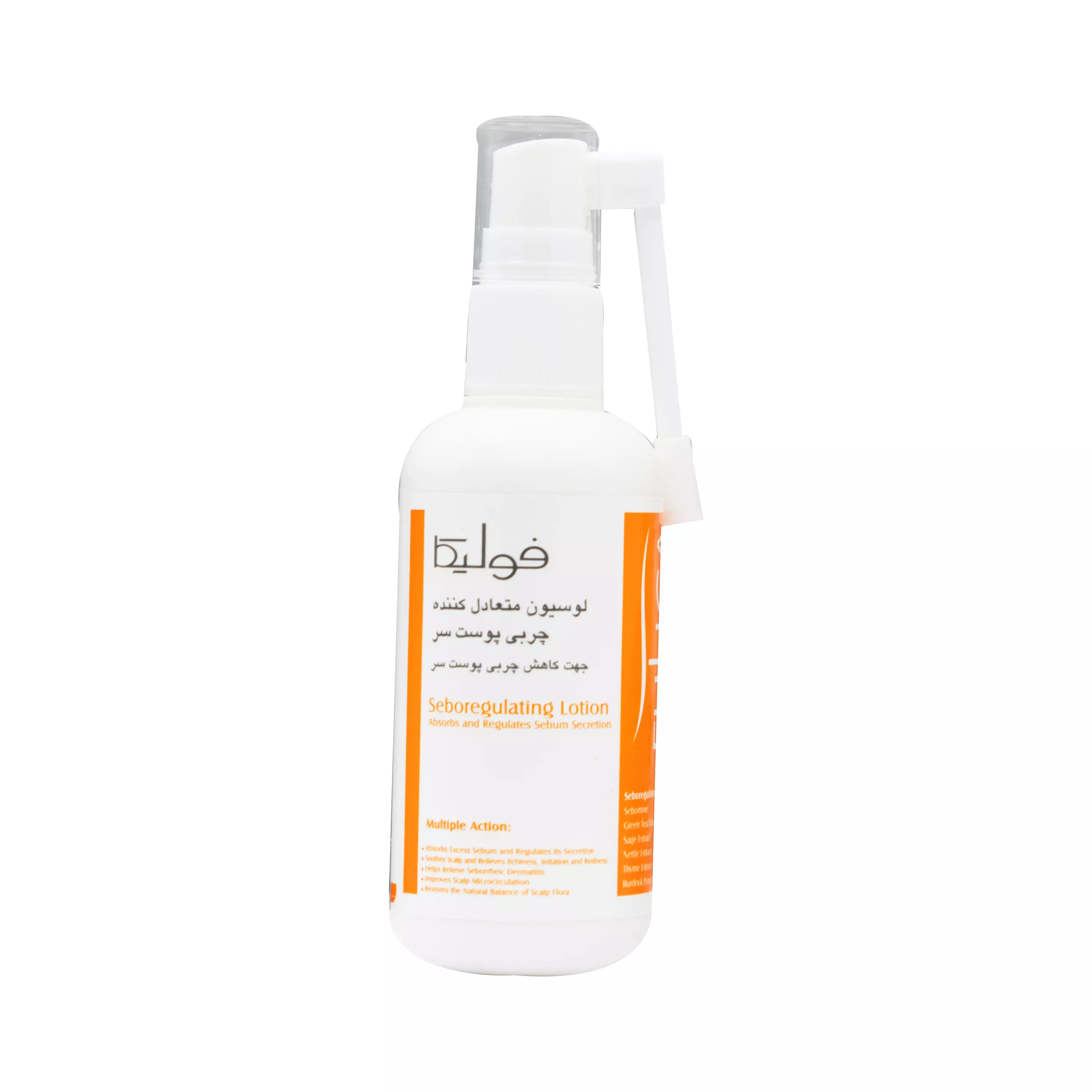 لوسیون متعادل کننده چربی پوست سر 75 میلی لیتر فولیکا
