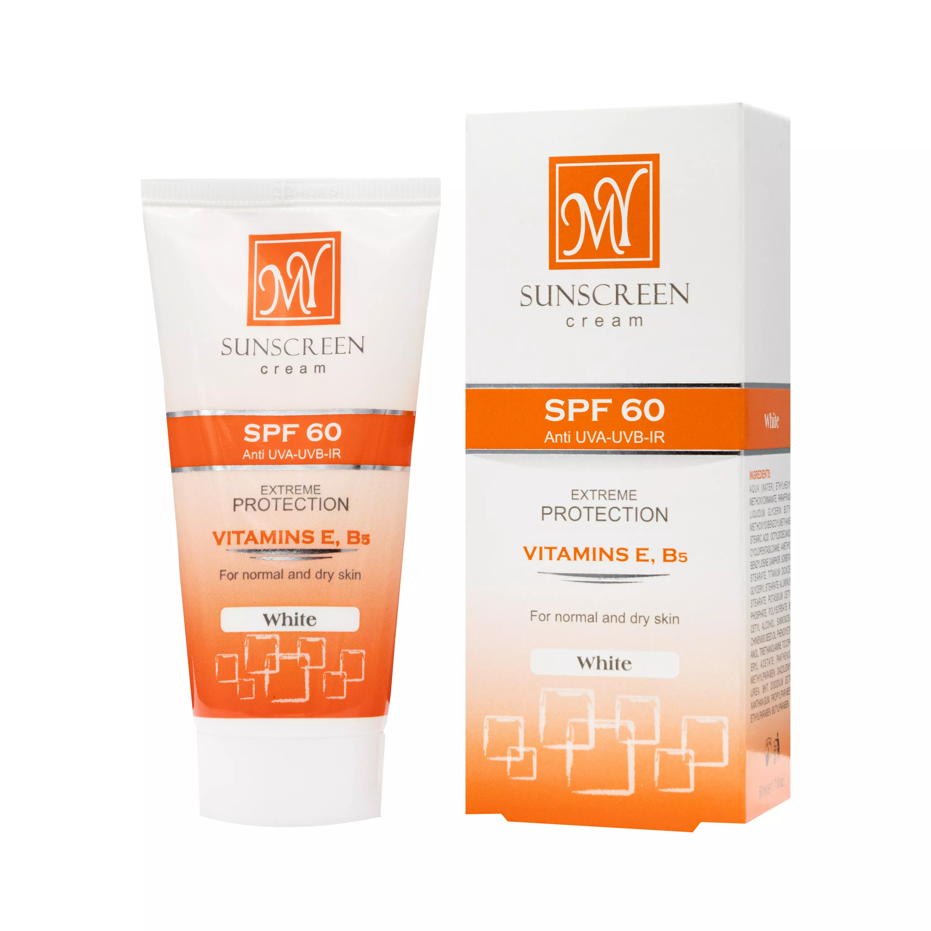کرم ضد آفتاب SPF60 بدون رنگ 50 میلی لیتر مای