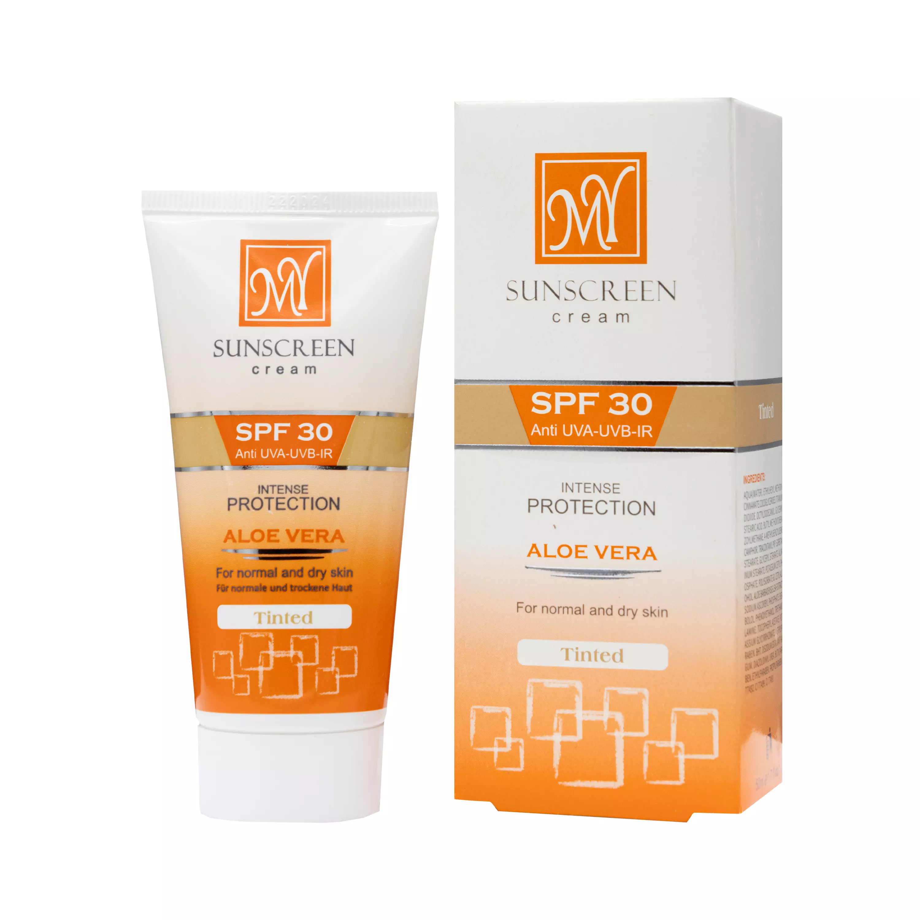 کرم ضد آفتاب SPF30 کرم پودری رنگی 50 میلی لیتر مای