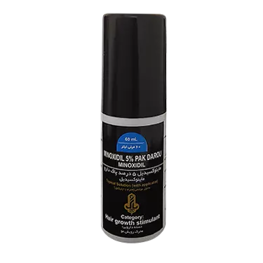 اسپری ماینوکسیدیل 5 درصد 60 میلی لیتر پاک دارو