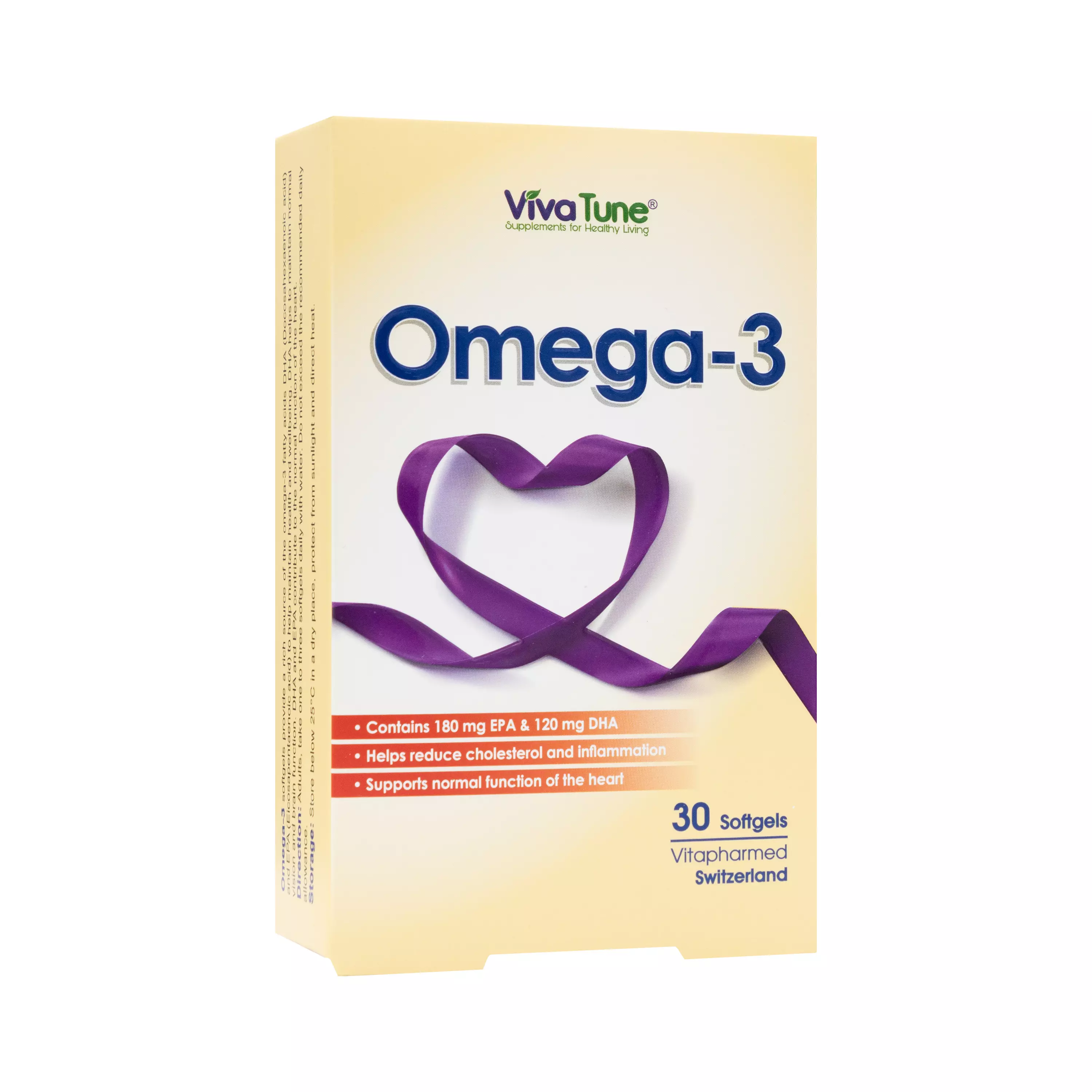 کپسول نرم امگا 3 30 عددی ویواتیون ویتا فارمد