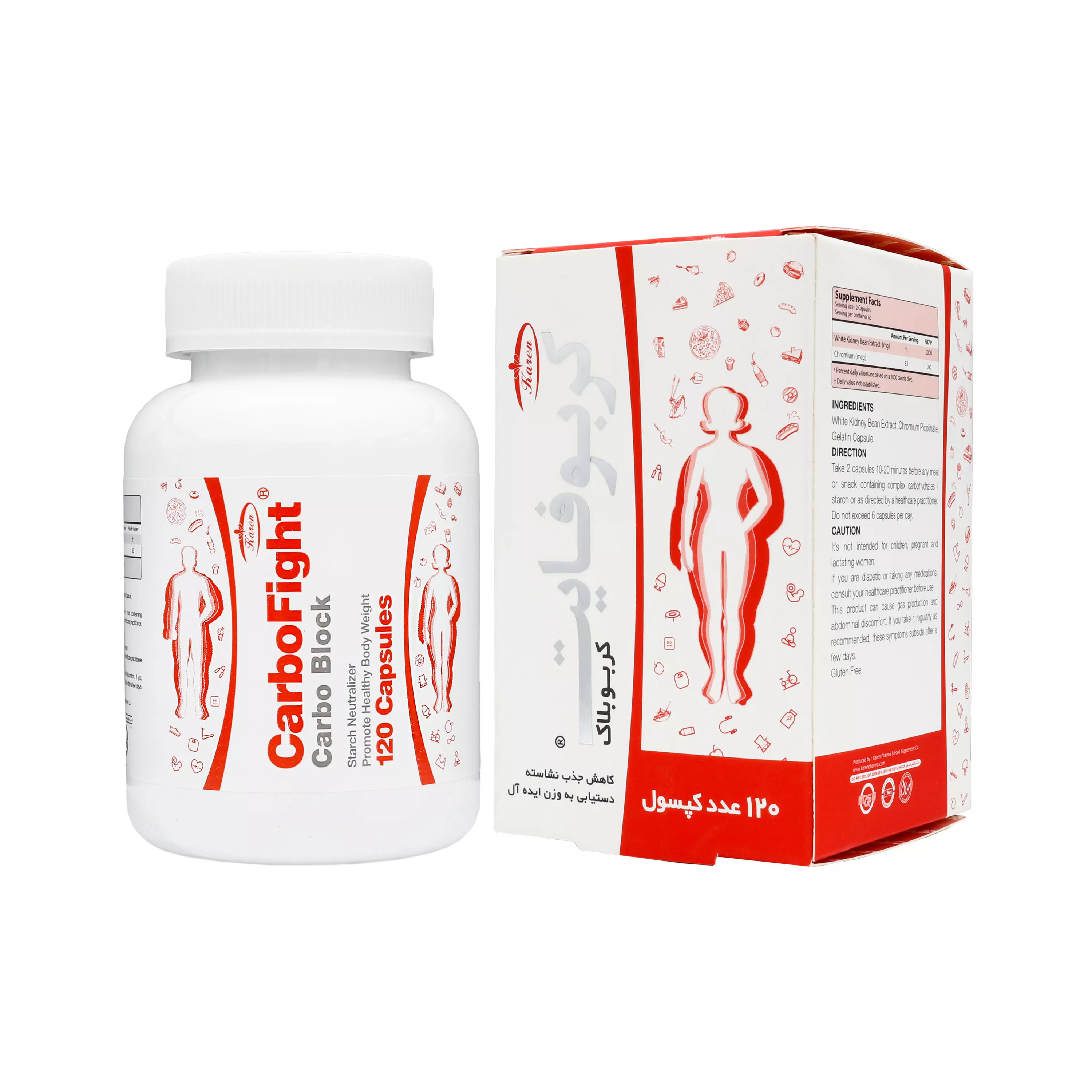 کپسول کربوفایت قوطی کارن