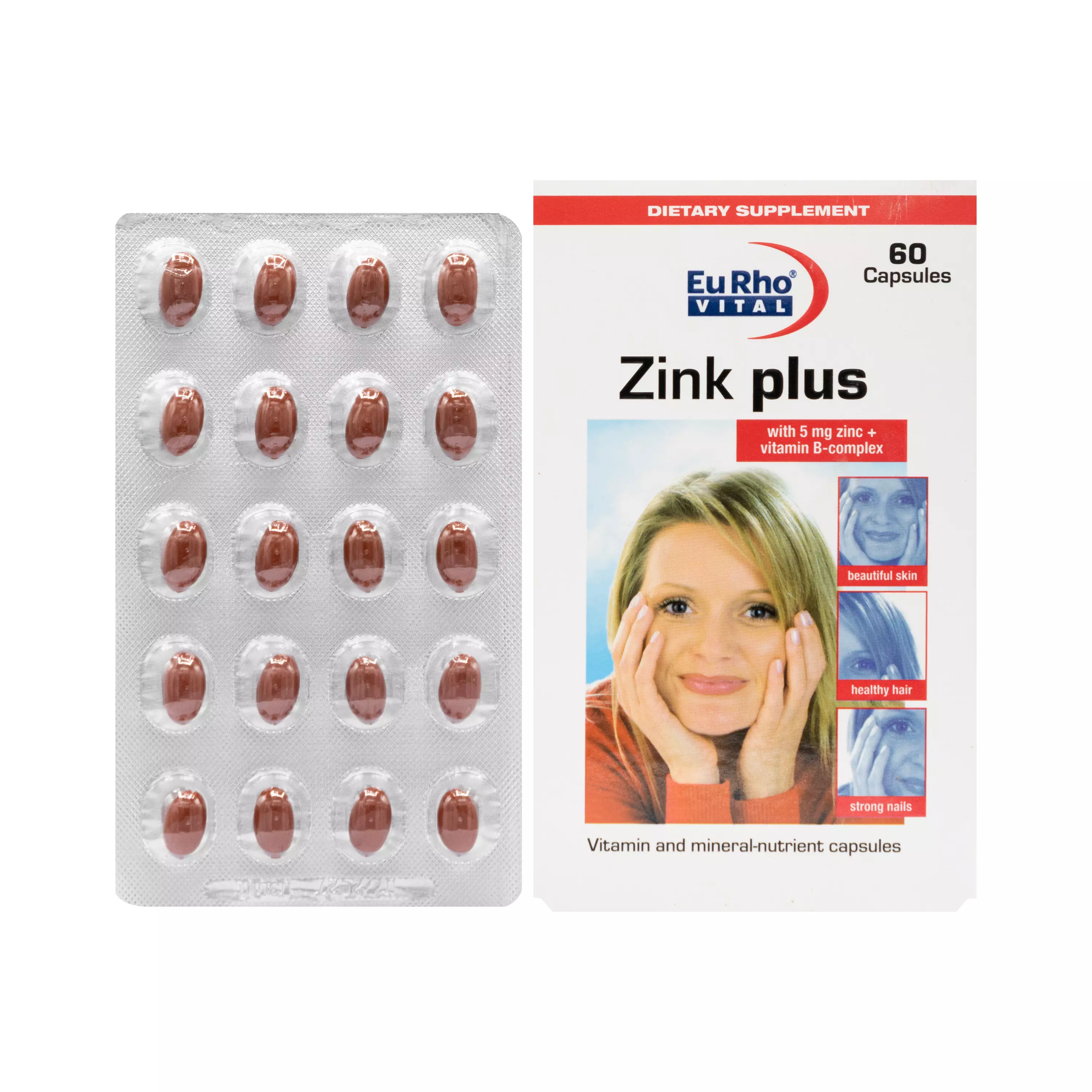 کپسول زینک پلاس 5 یورو ویتال