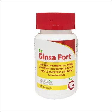 قرص جینسافورت 60 عددی ایران داروک