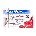 آبنبات مکیدنی با طعم تمشک رژیمی بدون شکر 12 عددی مکس گریپ