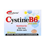 قرص سیستین ب6 تقویت مو و ناخن 30 عددی اس تی پی فارما