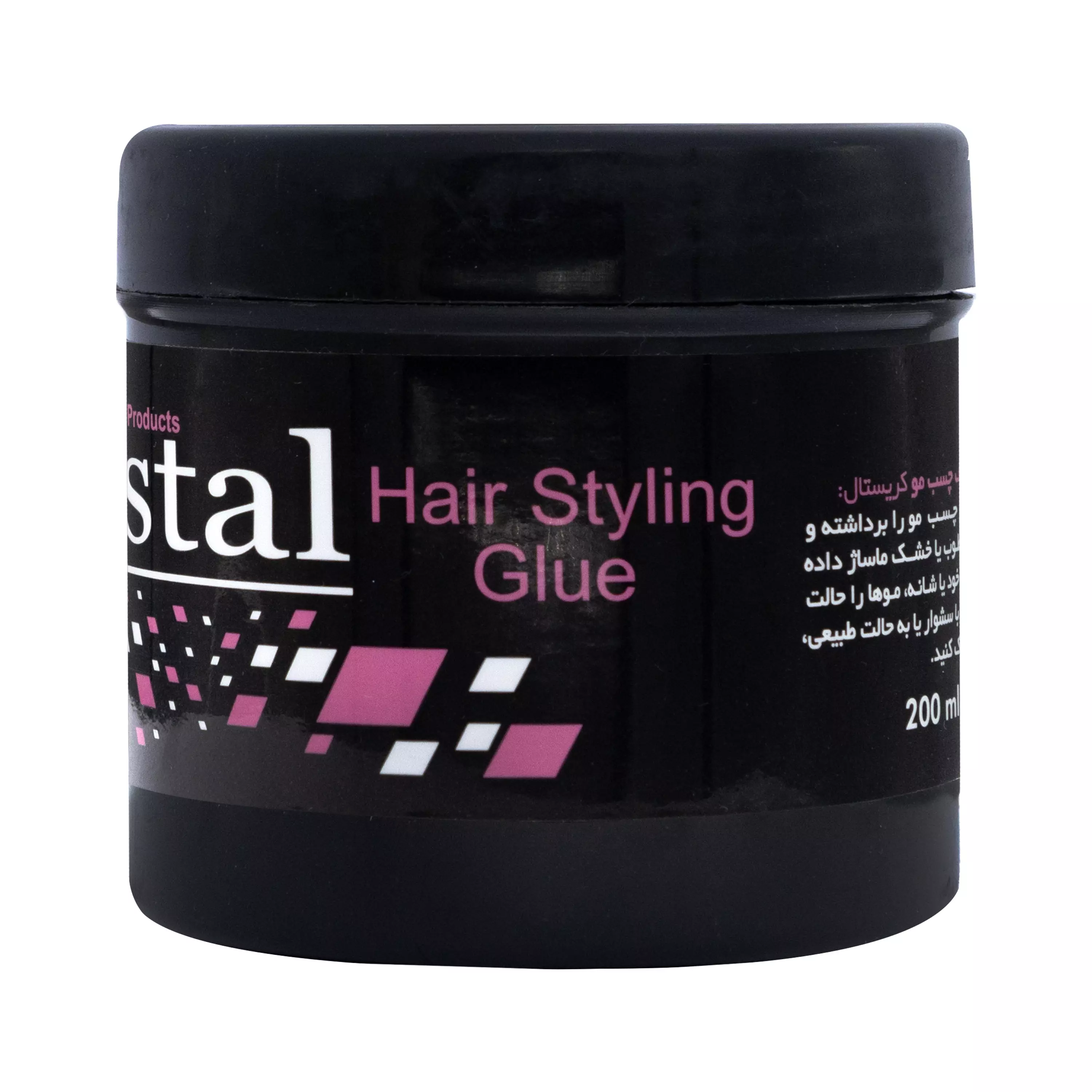 چسب مو 200 میلی لیتر کریستال