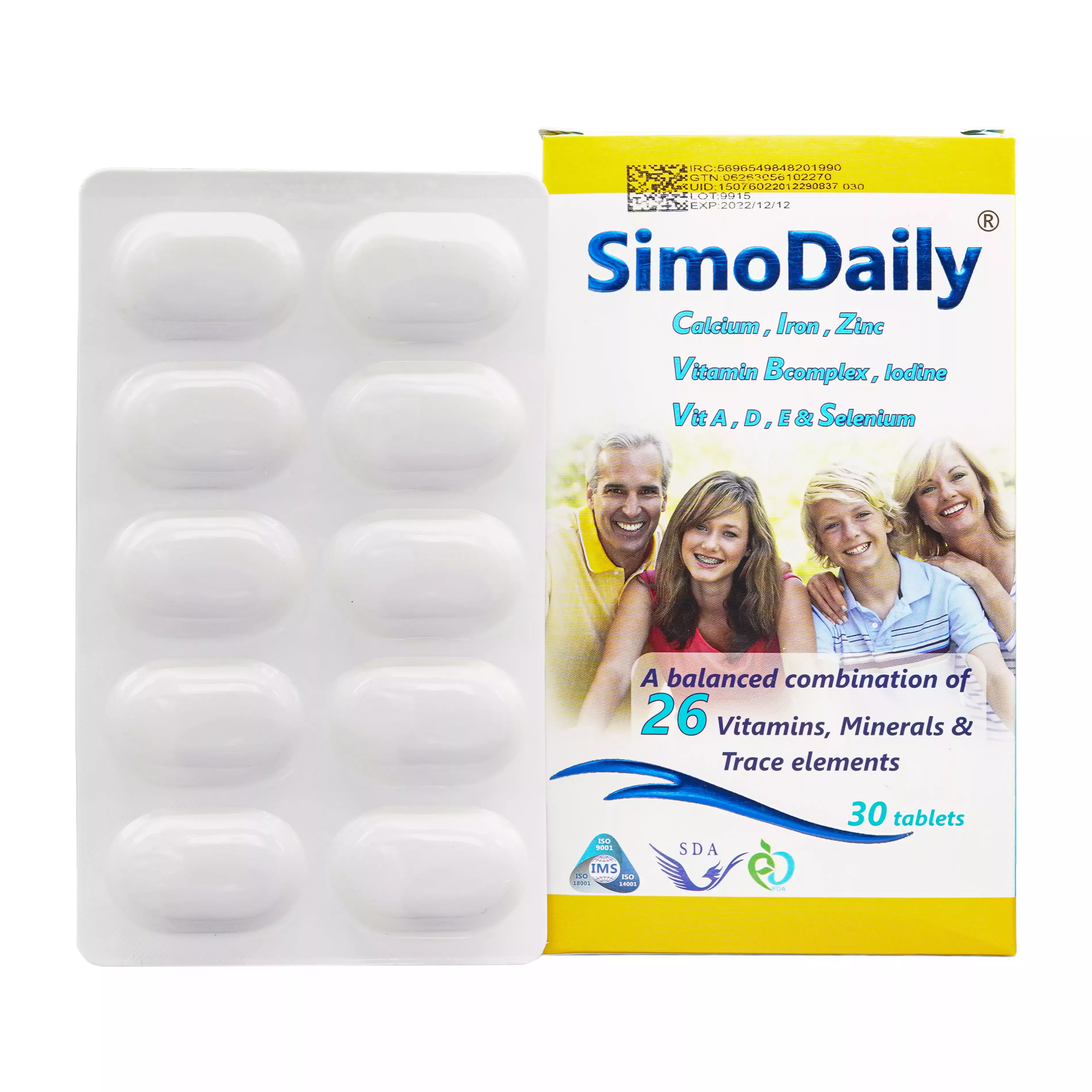 قرص سیمودیلی بلیستر 30 عددی سیمرغ