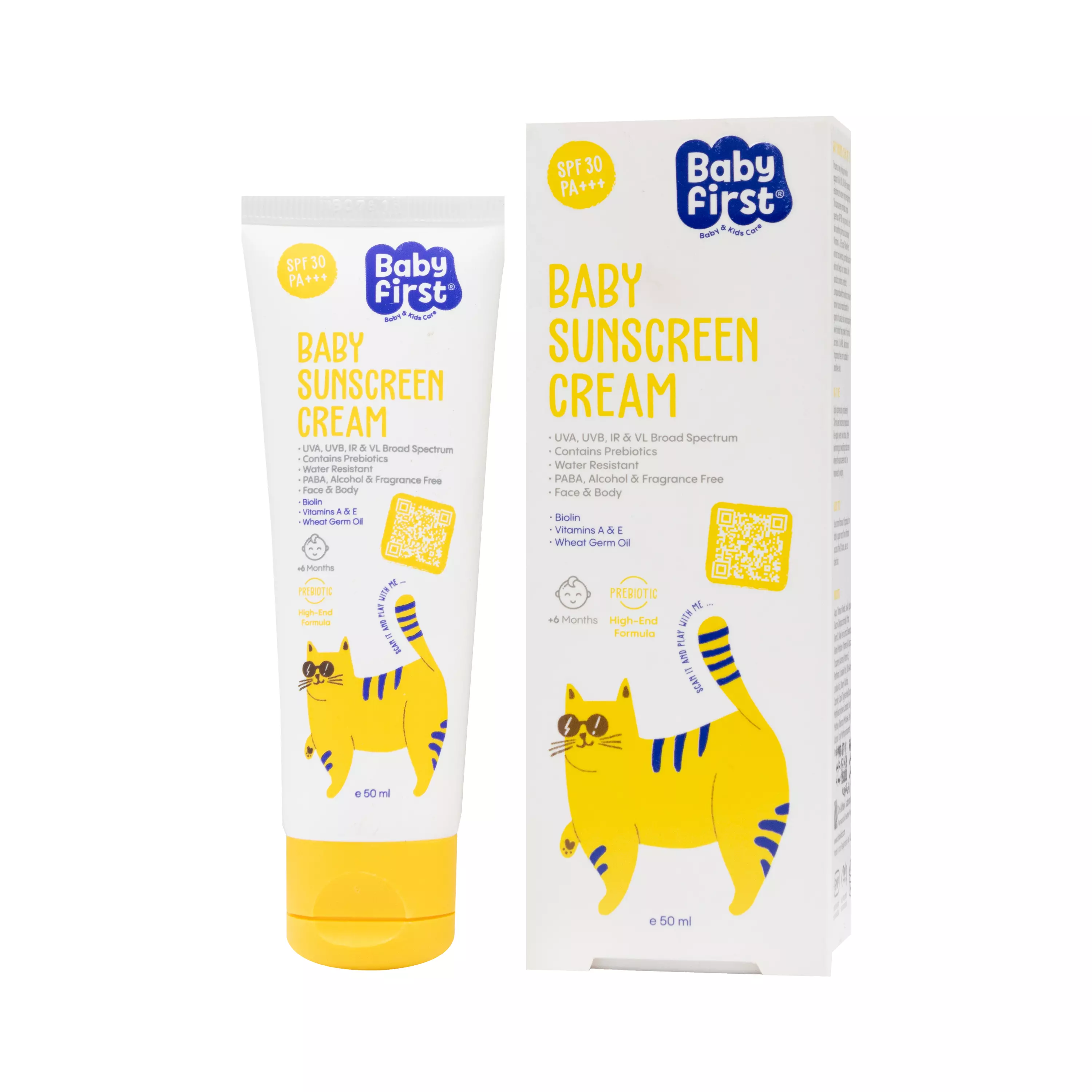 کرم ضد آفتاب SPF30 کودکان 50 میلی لیتر بیبی فرست