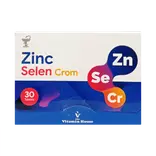قرص زینک سلن کروم 30 عددی ویتامین هاوس
