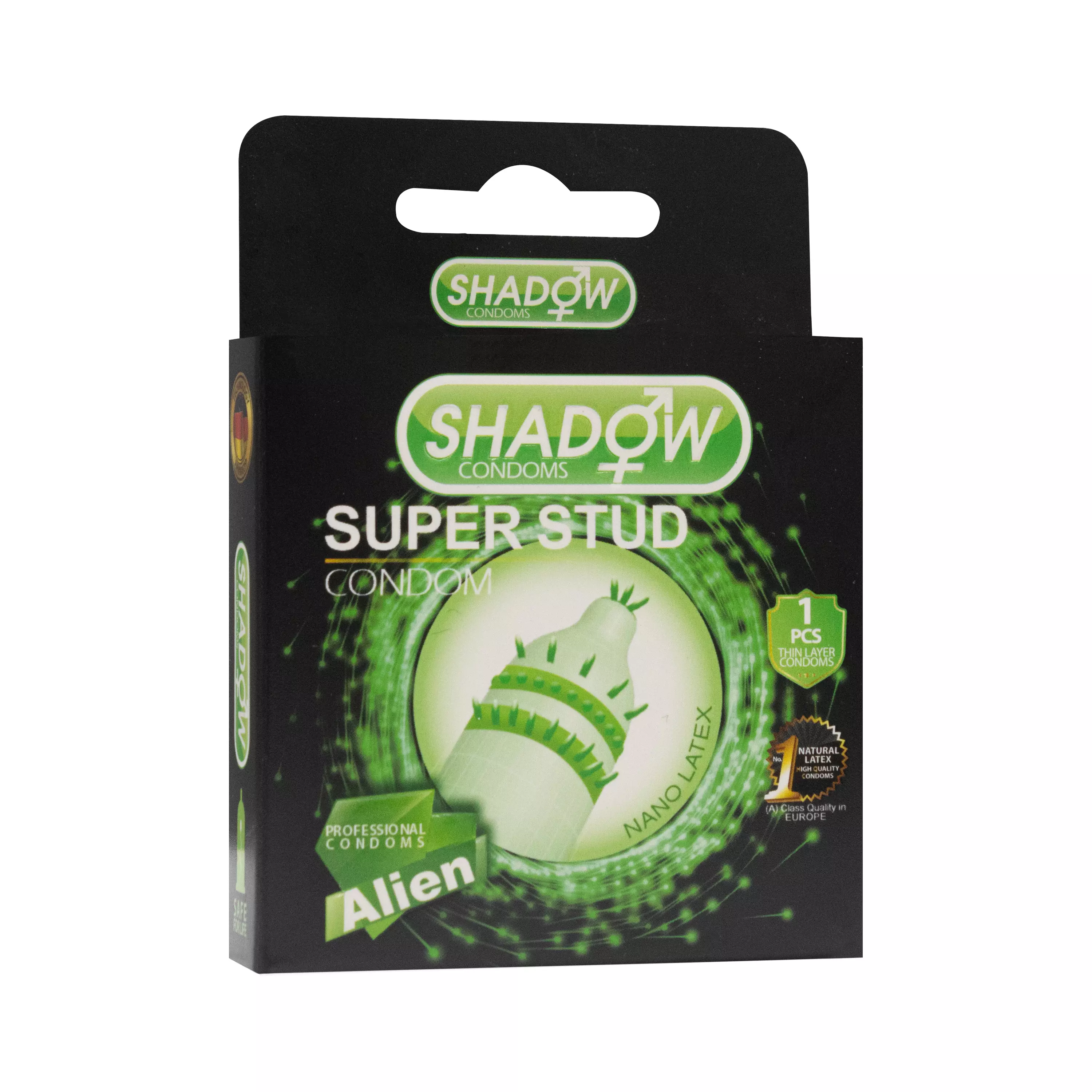 کاندوم Super Stud Alien بسته 1 عددی شادو