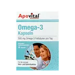 کپسول ژلاتینی نرم امگا 3 500 میلی گرم 30 عددی آپوویتال