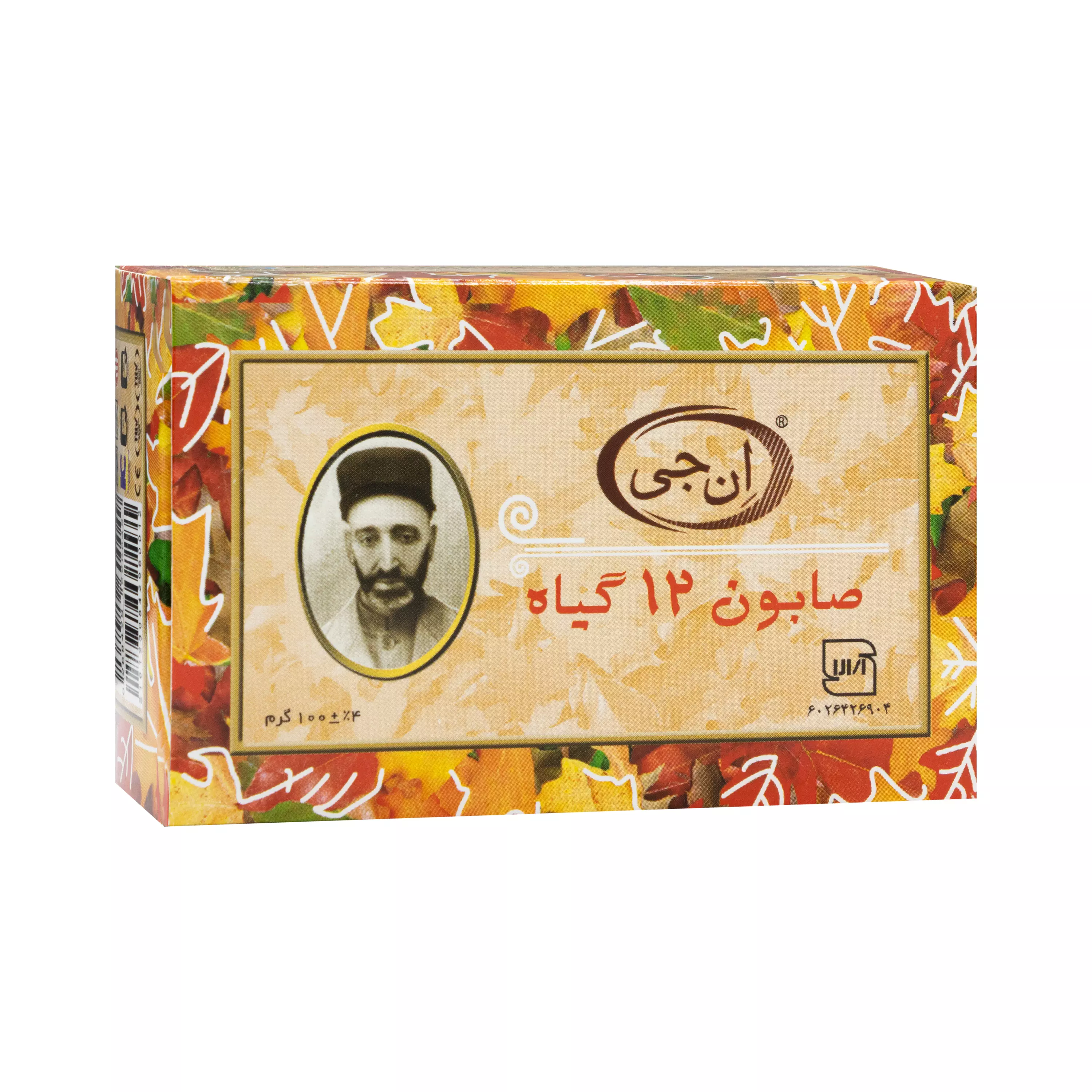 صابون 12 گیاه 100 گرمی ان جی