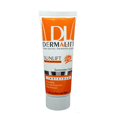 کرم ضد آفتاب SPF50 پوست چرب بدون رنگ درمالیفت