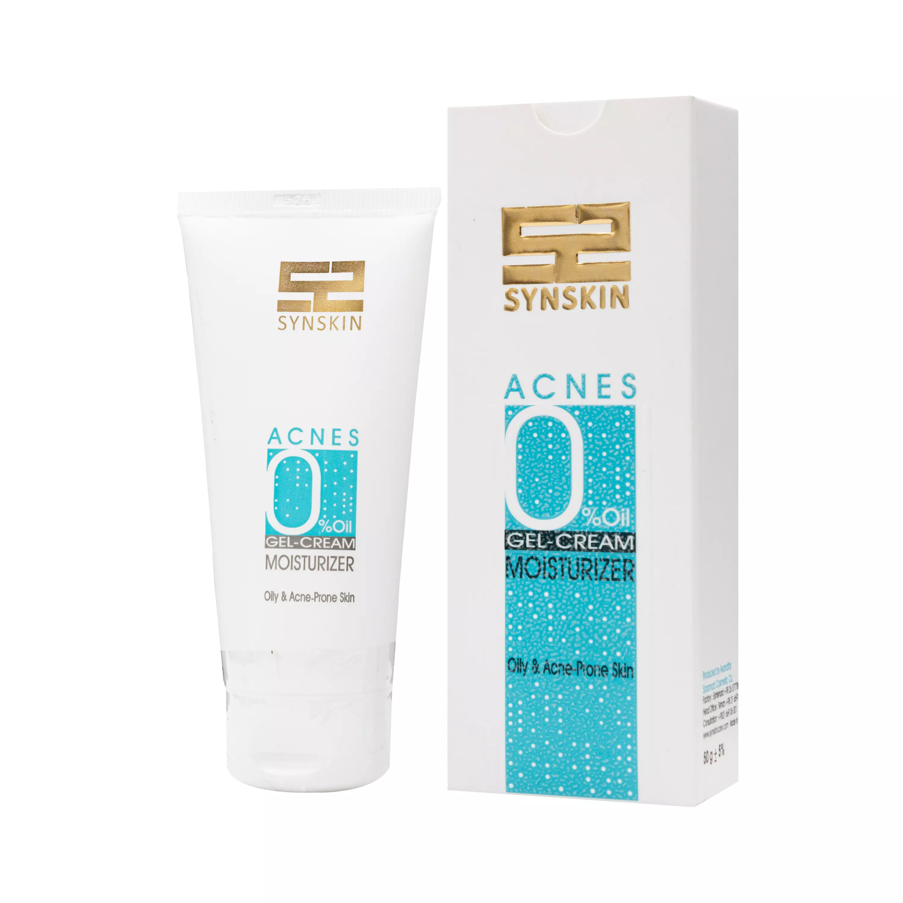 کرم ژل مرطوب کننده آکنس 0% چربی 50 گرمی ساین اسکین