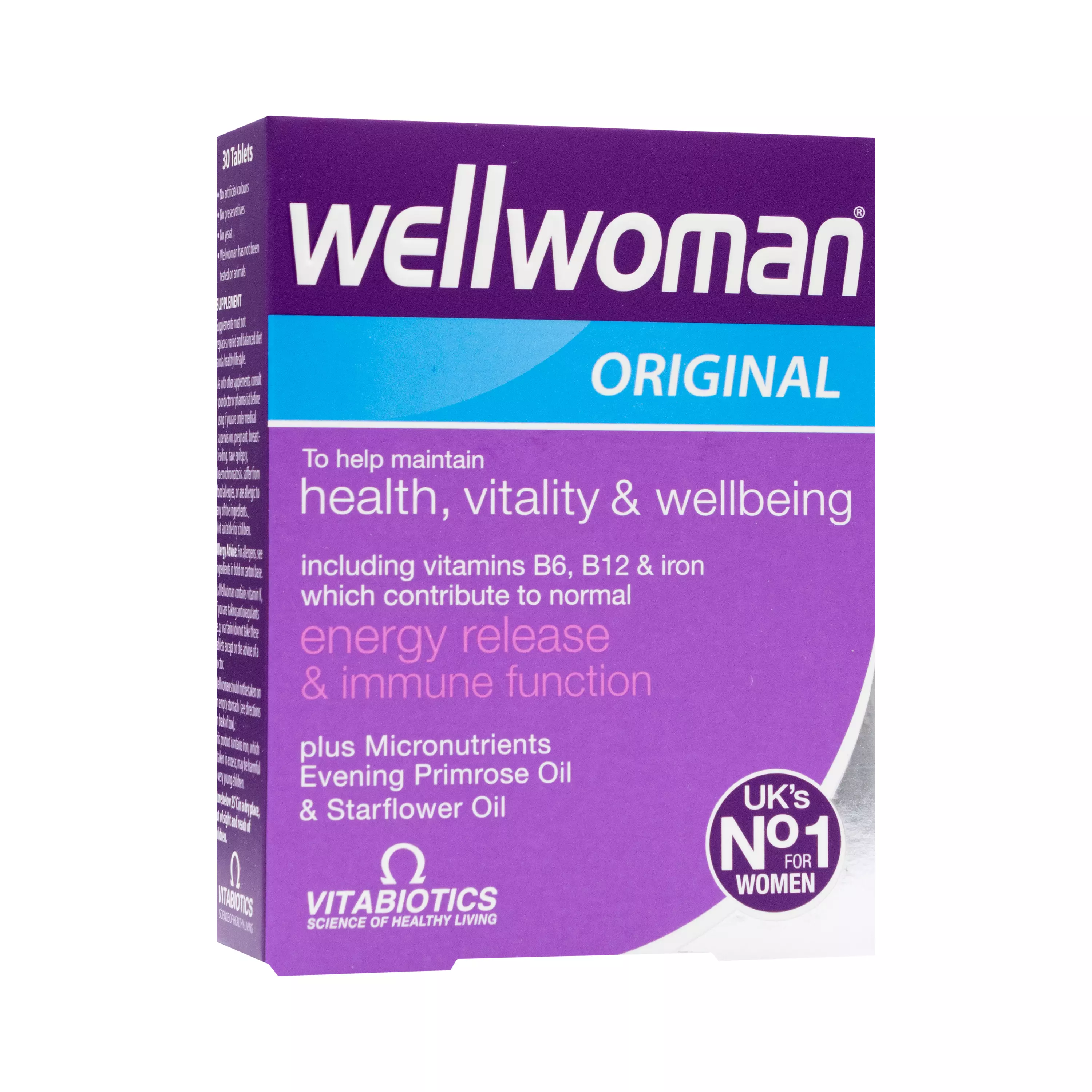قرص ول وومن اورجینال 30 عددی ویتابیوتیکس