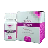 قرص بیوتین 300 میکرو‌گرم 60 عددی بایوکلینیک