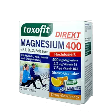 ساشه منیزیم 400 واحدی 20 عددی تاکسوفیت