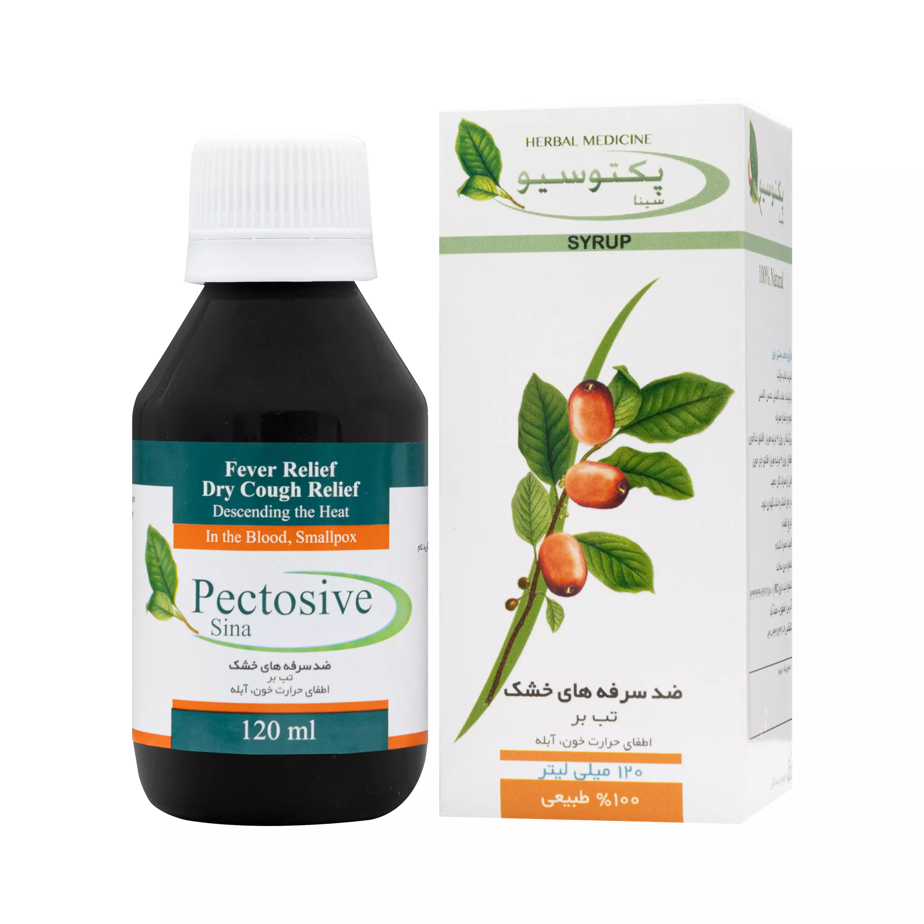 شربت پکتوسیو 120 میلی لیتر سینا فرآور