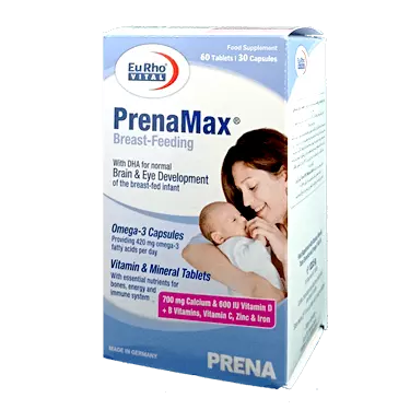 پک پرینامکس قرص 60 عددی و کپسول 30 عددی شیردهی یورو ویتال