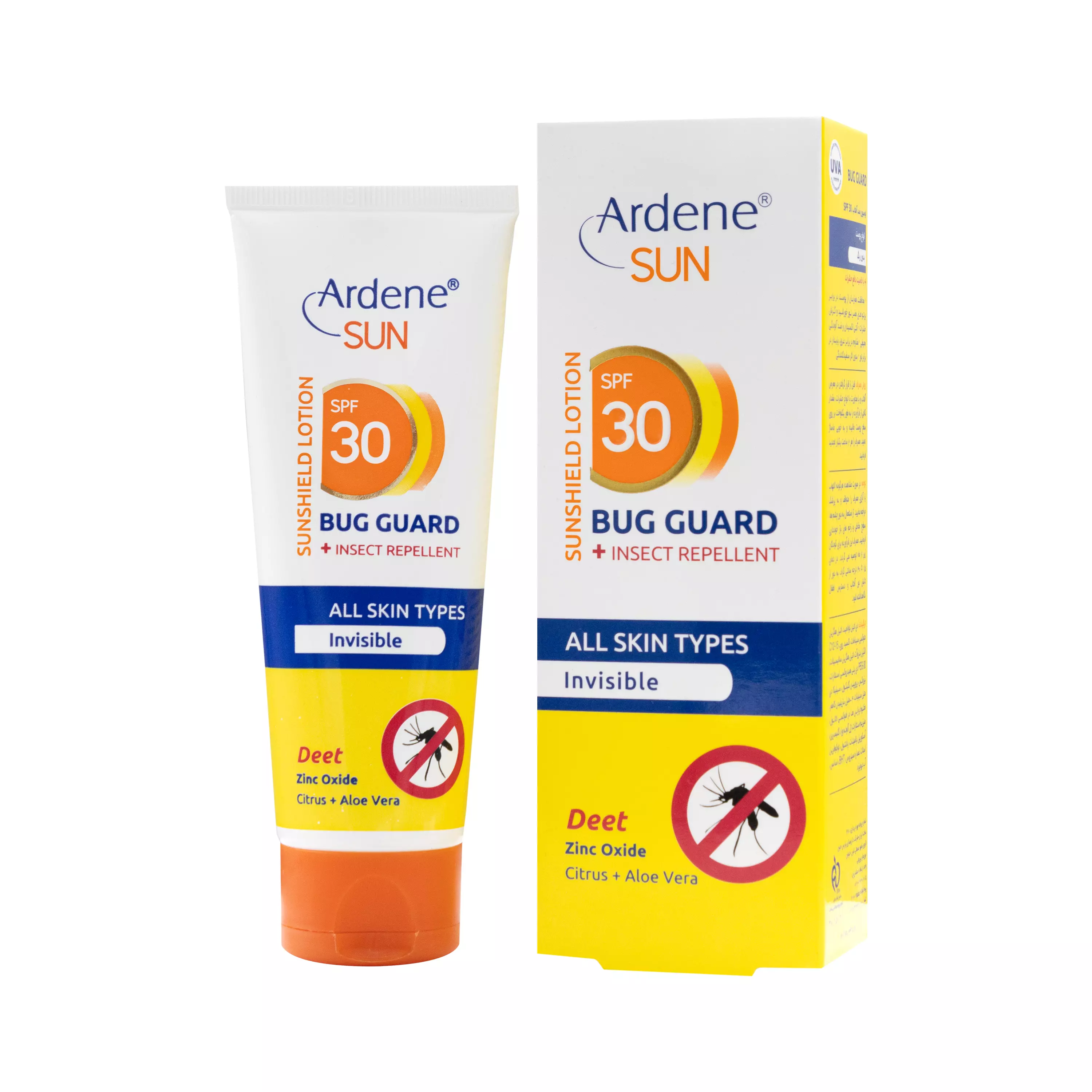لوسیون ضد آفتاب SPF30 دافع حشرات آردن سان