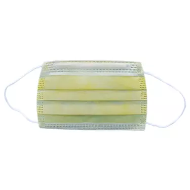 ماسک 3 لایه زرد 50 عددی ماسک زندگی