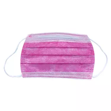 ماسک 3 لایه صورتی 50 عددی ماسک زندگی