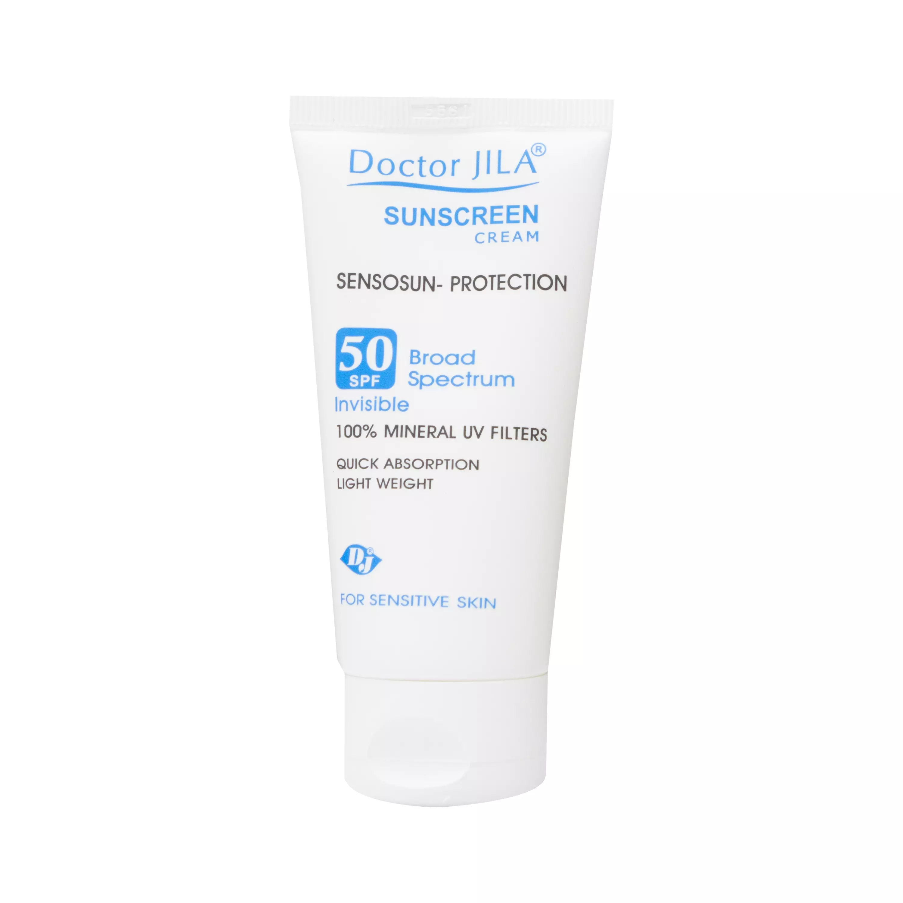 کرم ضد آفتاب سنسوسان پروتکشن SPF50 بی رنگ دکتر ژیلا