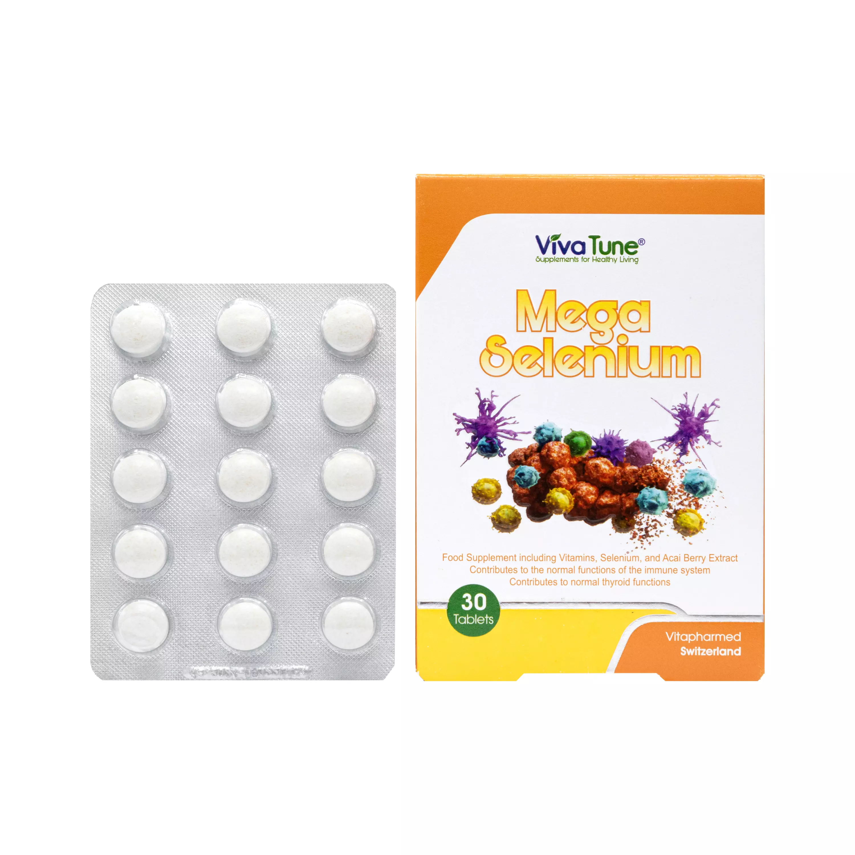 قرص مگاسلنیم ویواتیون 30 عددی ویتا فارمد