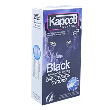 کاندوم Black بسته 12 عددی کاپوت