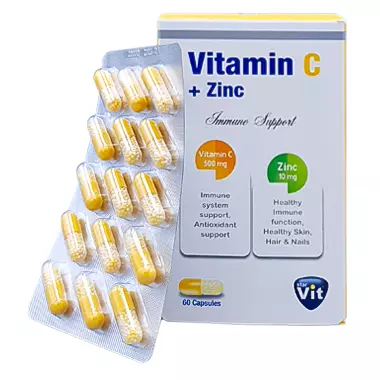 کپسول ویتامین ث و زینک 60 عددی استار ویت