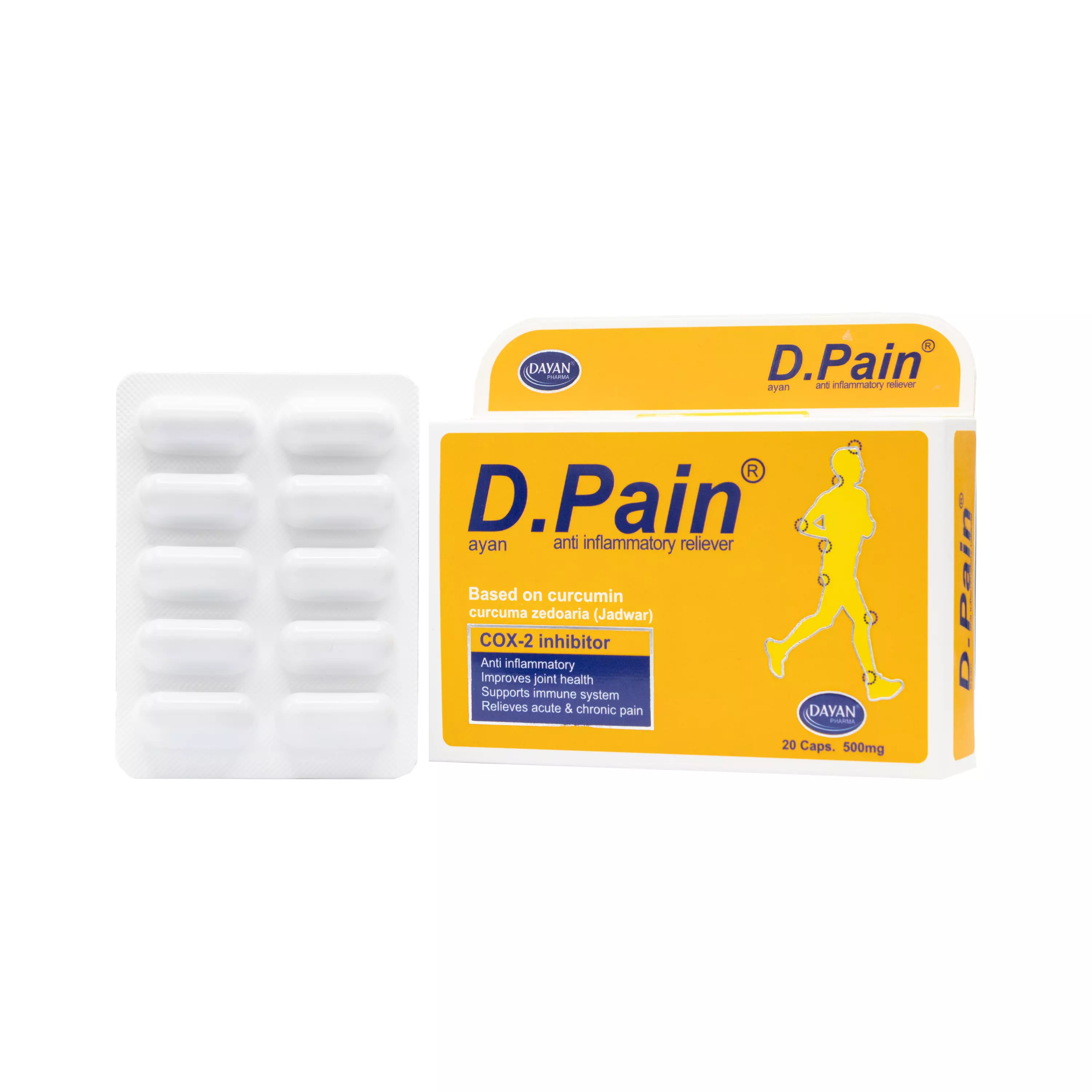 کپسول دایان پین 500 میلی گرم دایان طب اکسیر