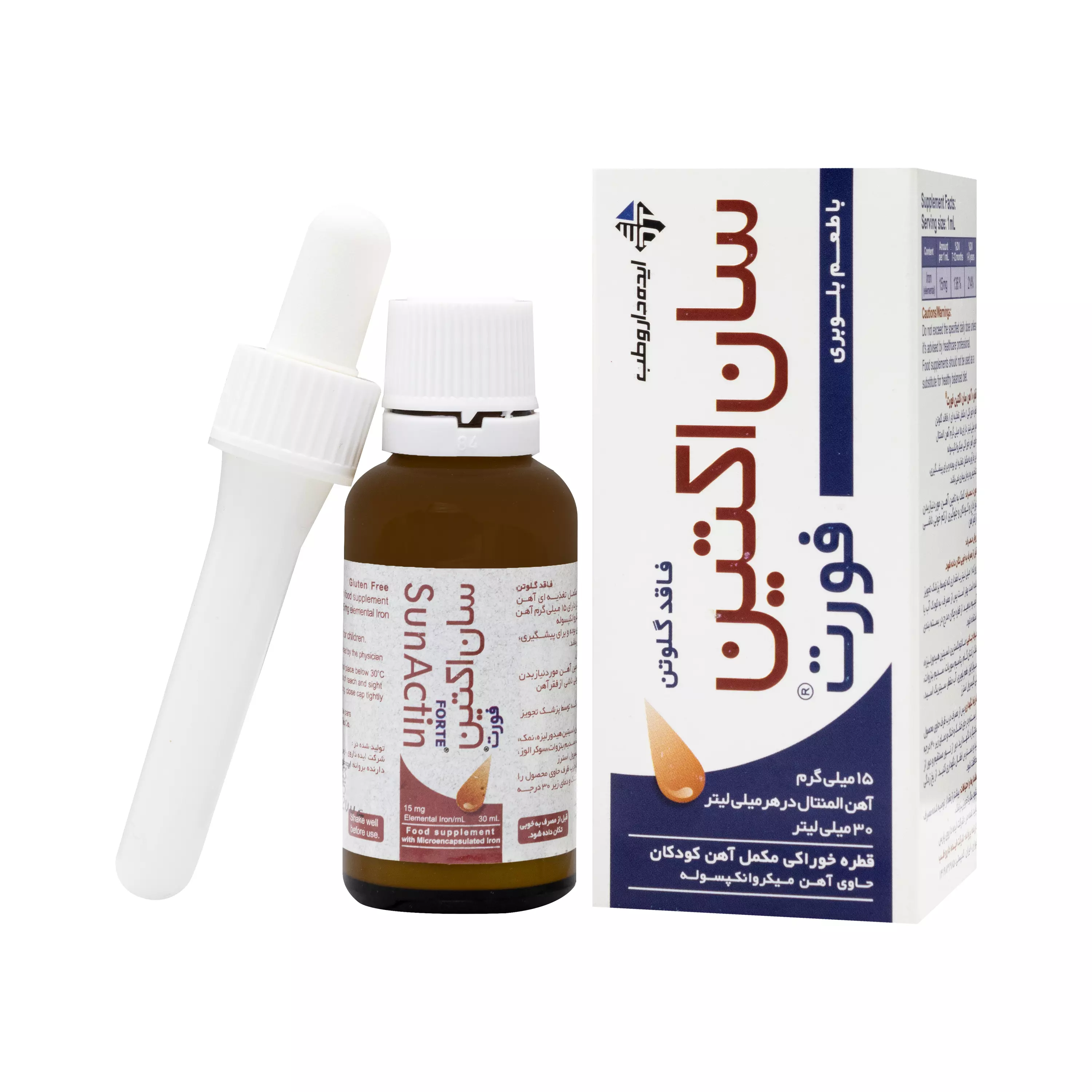 قطره آهن سان اکتین فورت 30 میلی لیتر ایده دارو طب