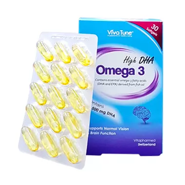 کپسول نرم ژلاتینی امگا 3 های دی اچ ای اسمارت ویواتیون ویتا فارمد