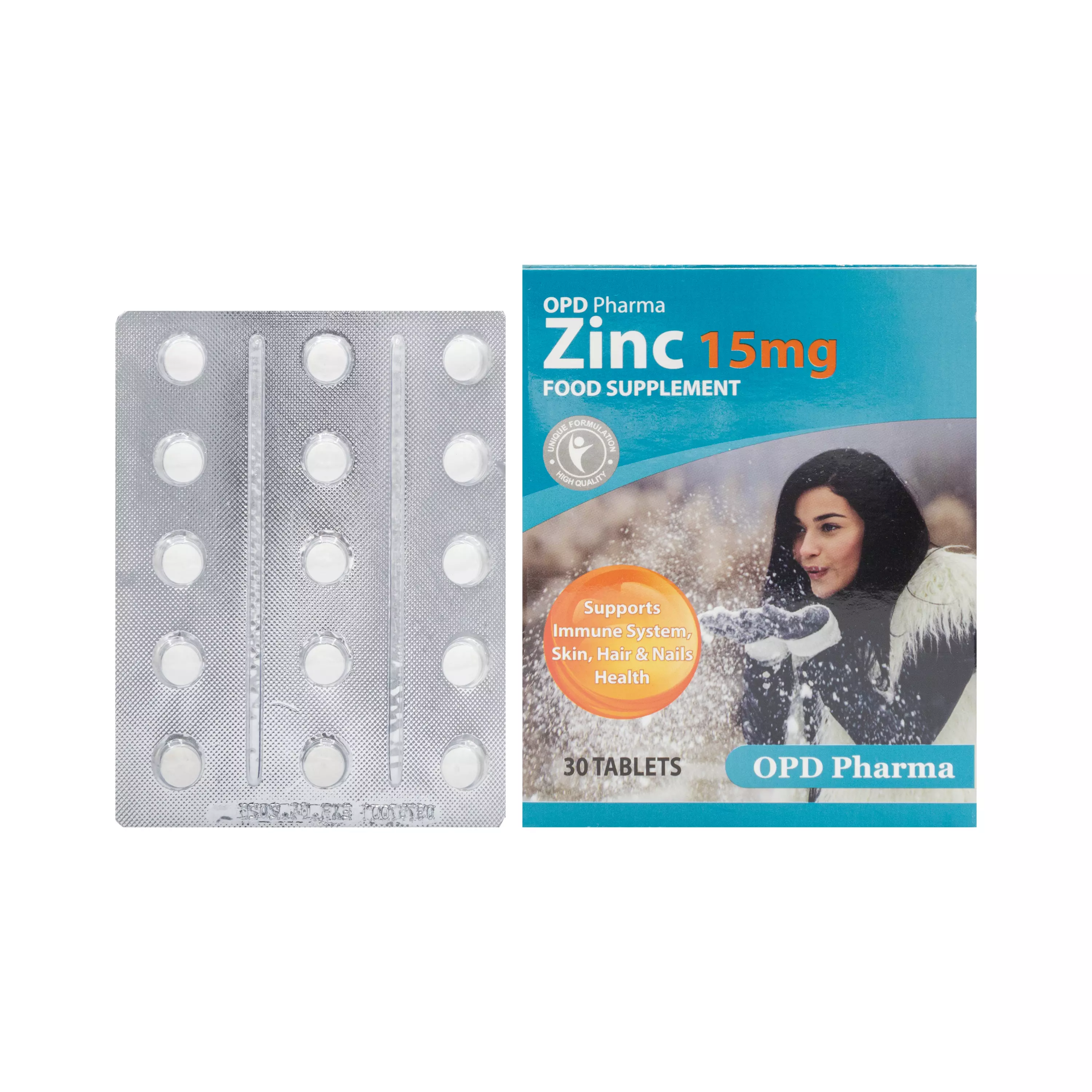 قرص زینک 15 میلی گرم او پی دی فارما