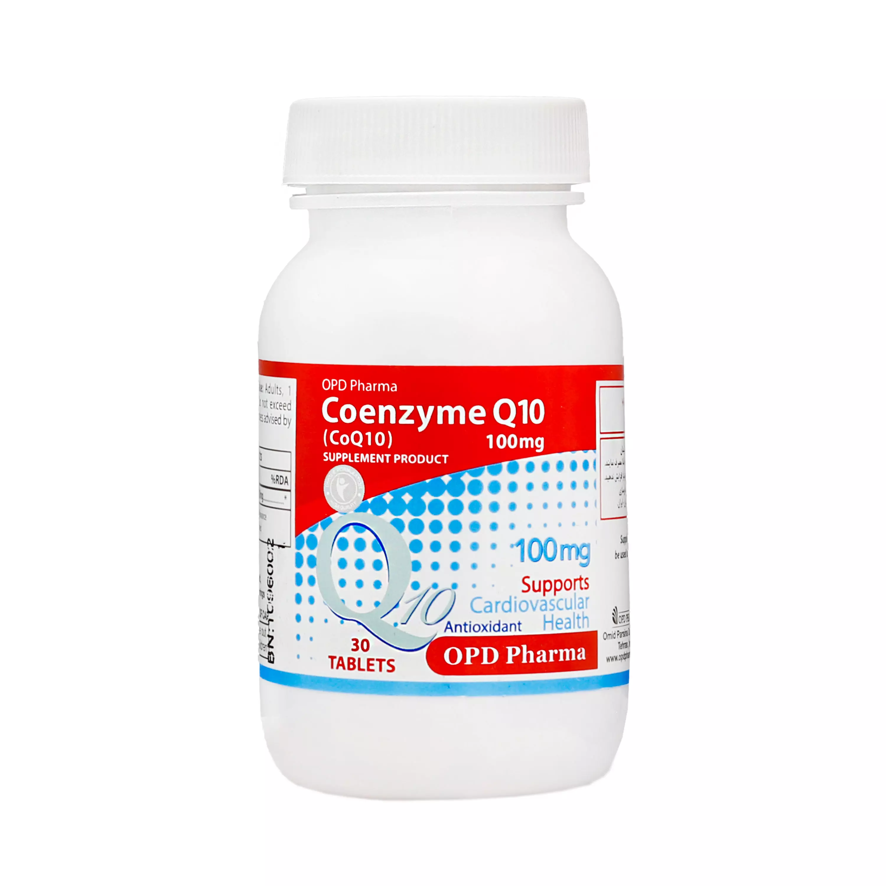 قرص کوآنزیم کیوتن 100 میلی گرم او پی دی فارما
