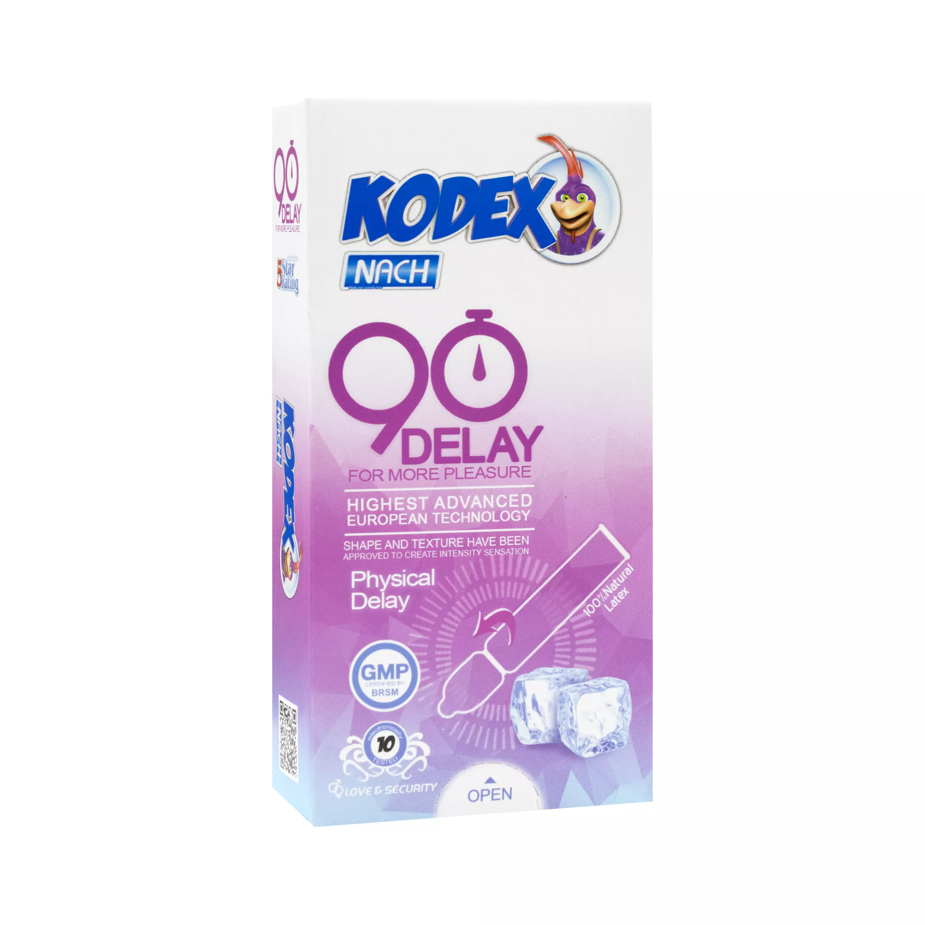 کاندوم 90DELAY بسته 10 عددی ناچ کدکس