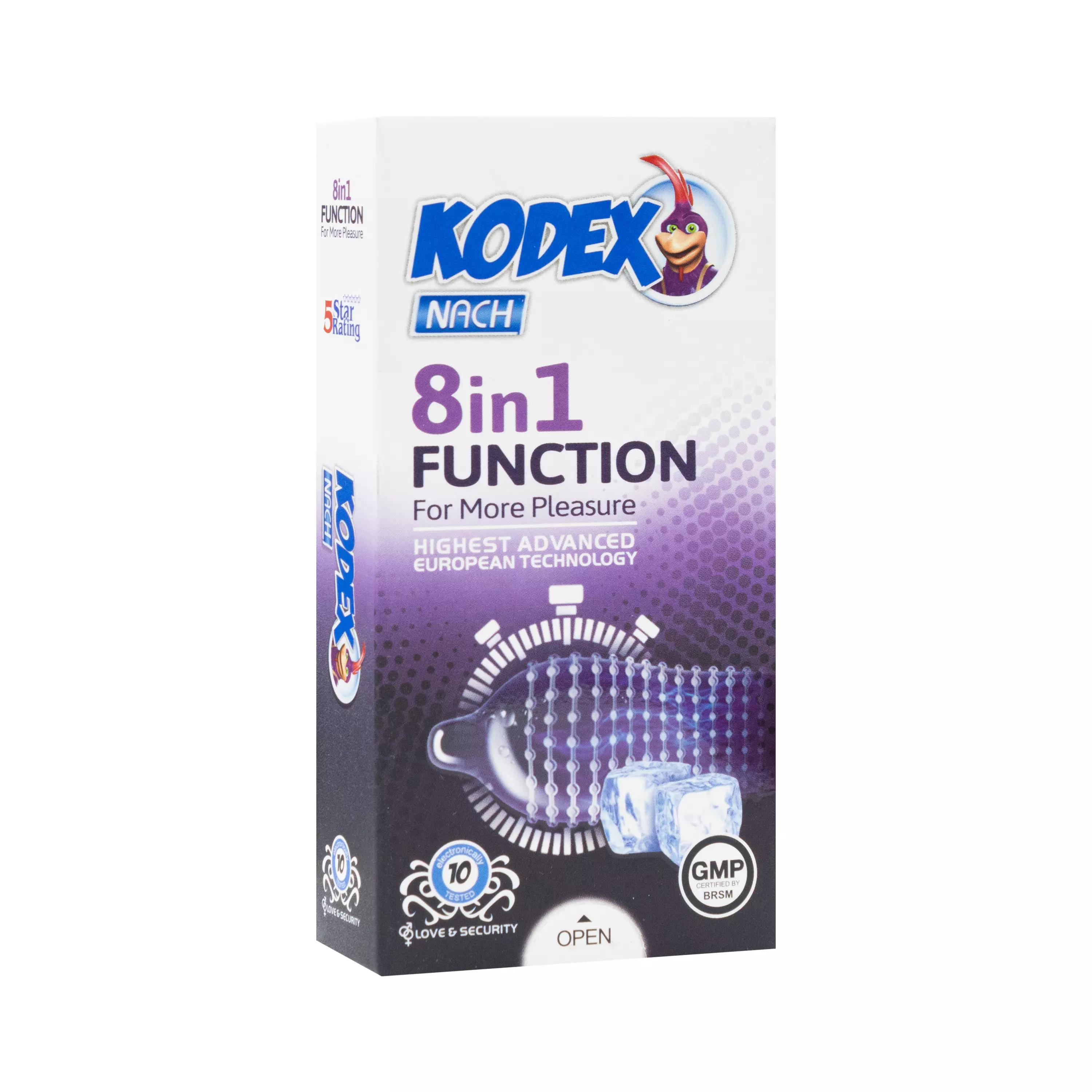 کاندوم 8in1 function بسته 10 عددی ناچ کدکس