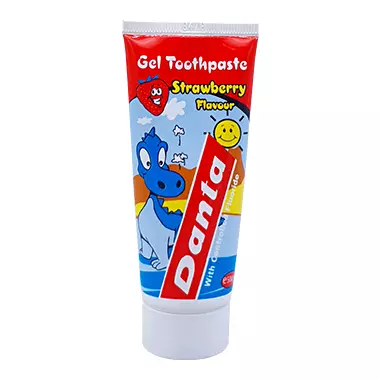 خمیر دندان ژله ای کودک توت فرنگی دانتا