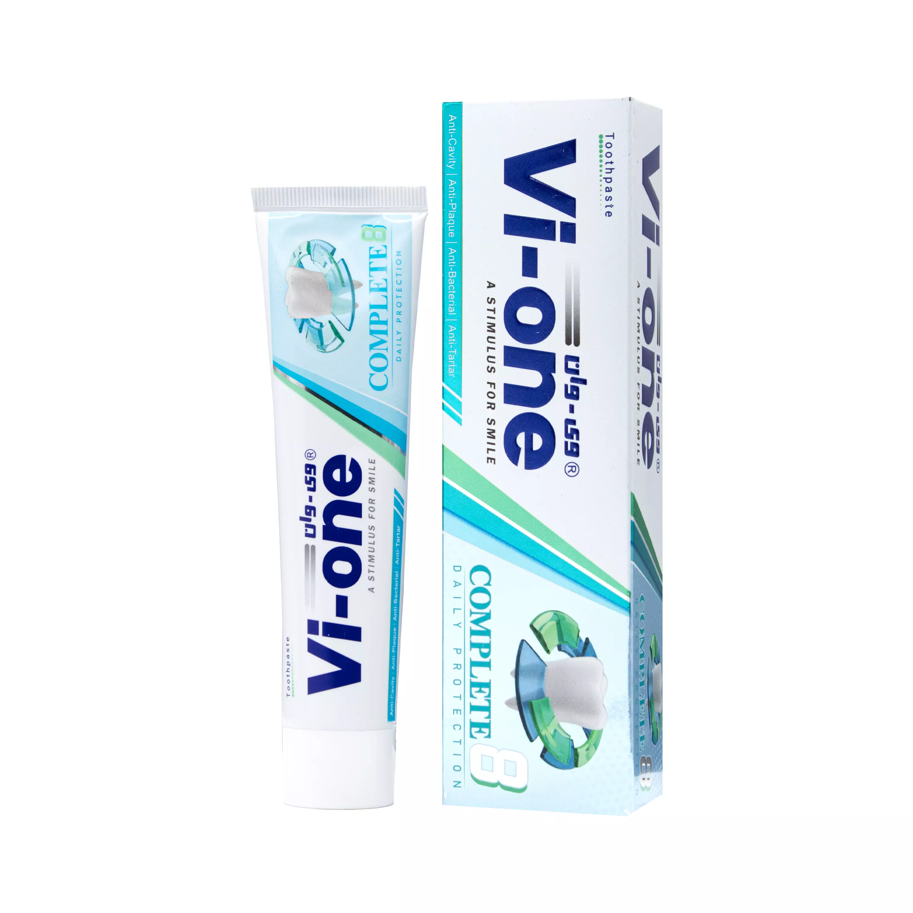 خمیر دندان 8 کاره کامل 90 گرمی وی وان