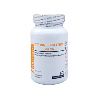 قرص ویتامین ث و لیزین 60 عددی برونسون