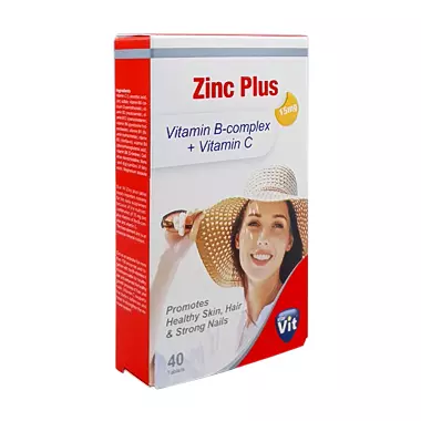 قرص زینک پلاس ب کمپلکس ویتامین ث 15 میلی گرم 40 عددی استار ویت