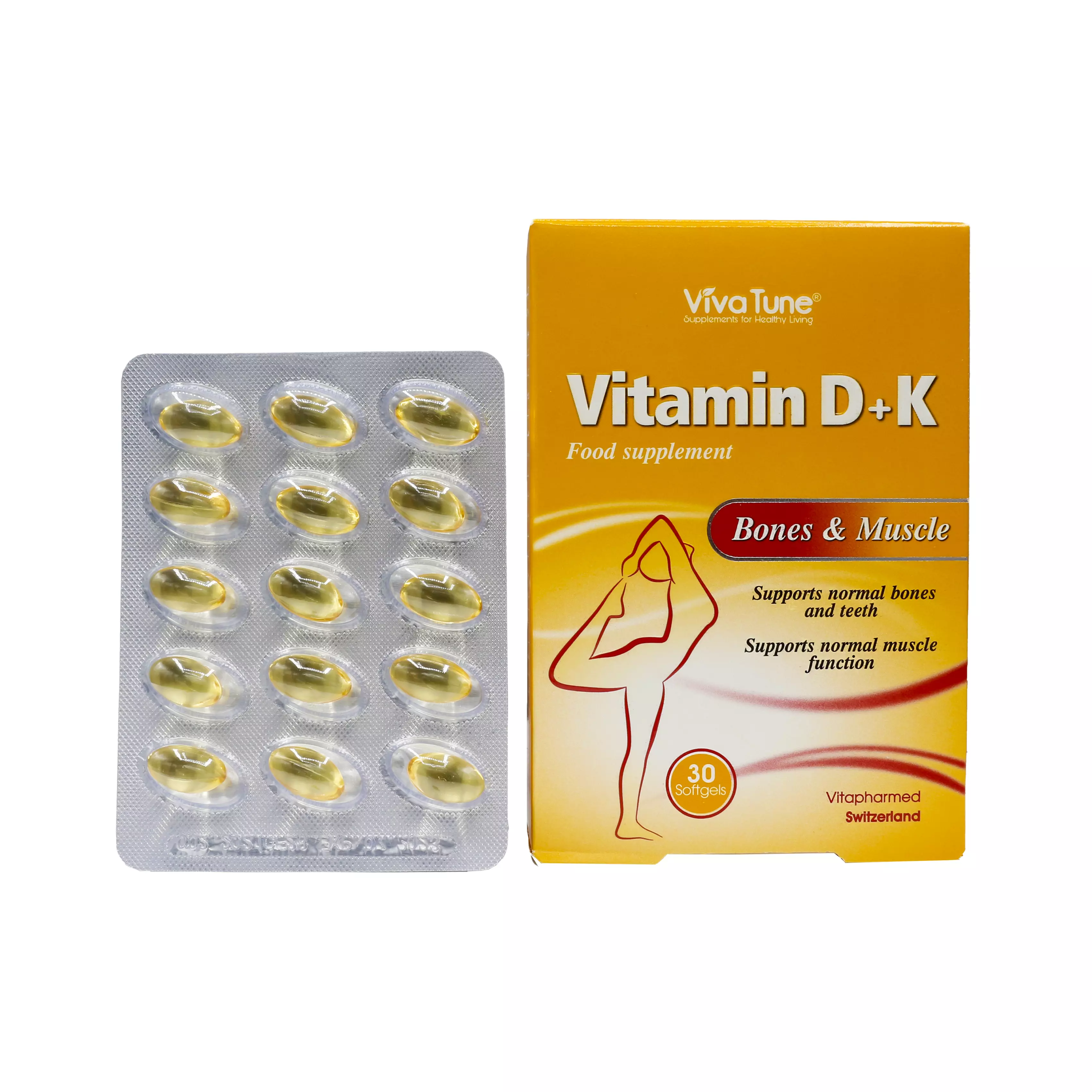 سافت ژل ویتامین د پلاس کا ویواتیون ویتا فارمد