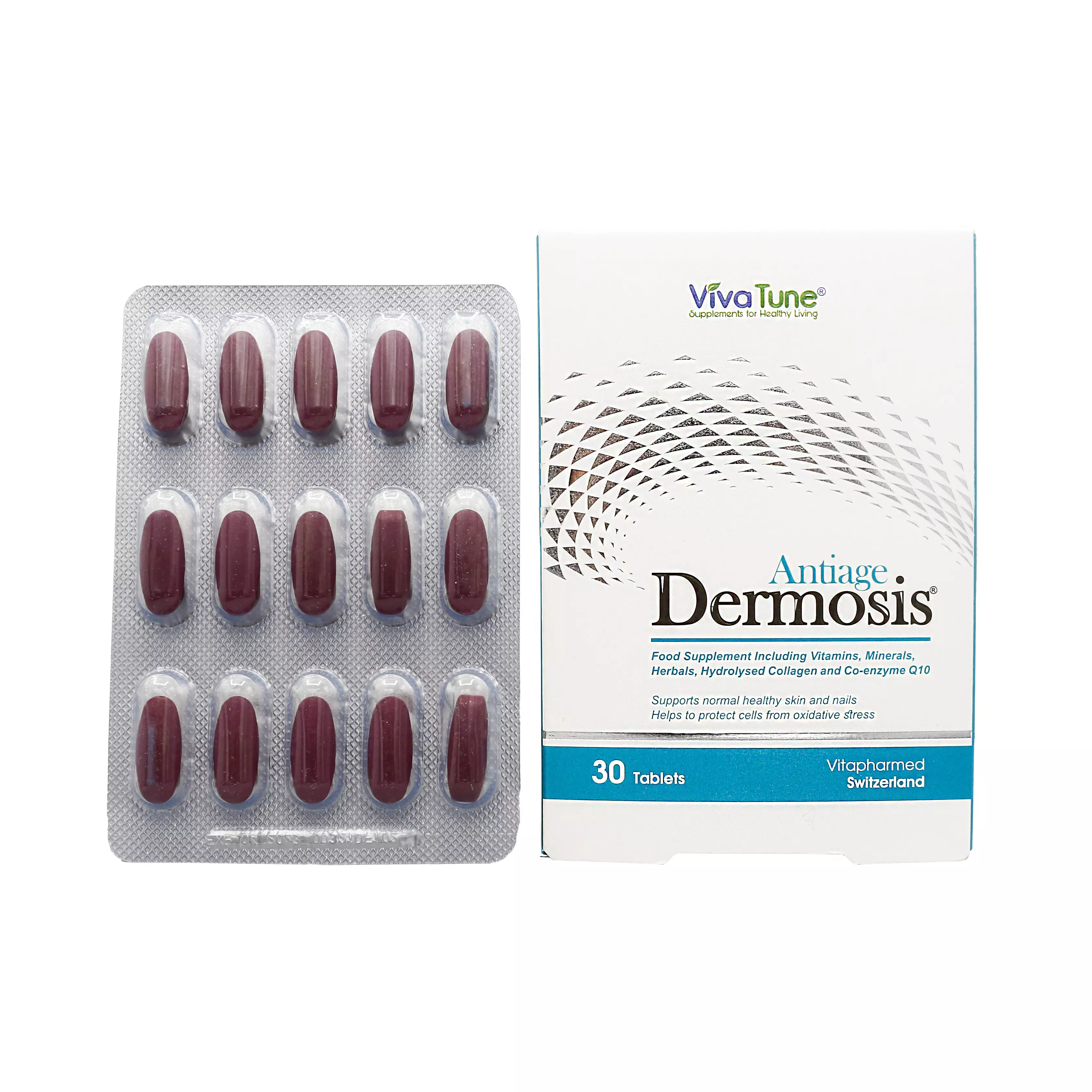 قرص درموسیس آنتی ایج ویواتیون ویتا فارمد