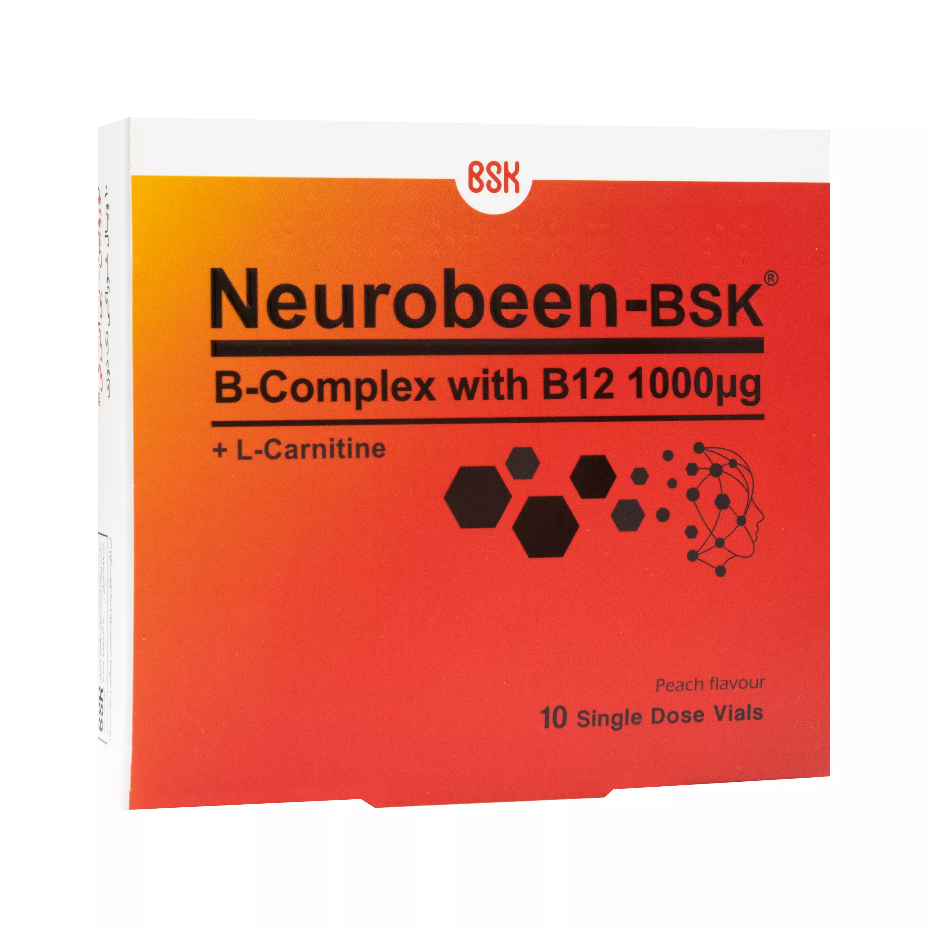 ویال خوراکی نوروبین 1000 بی اس کی با طعم هلو