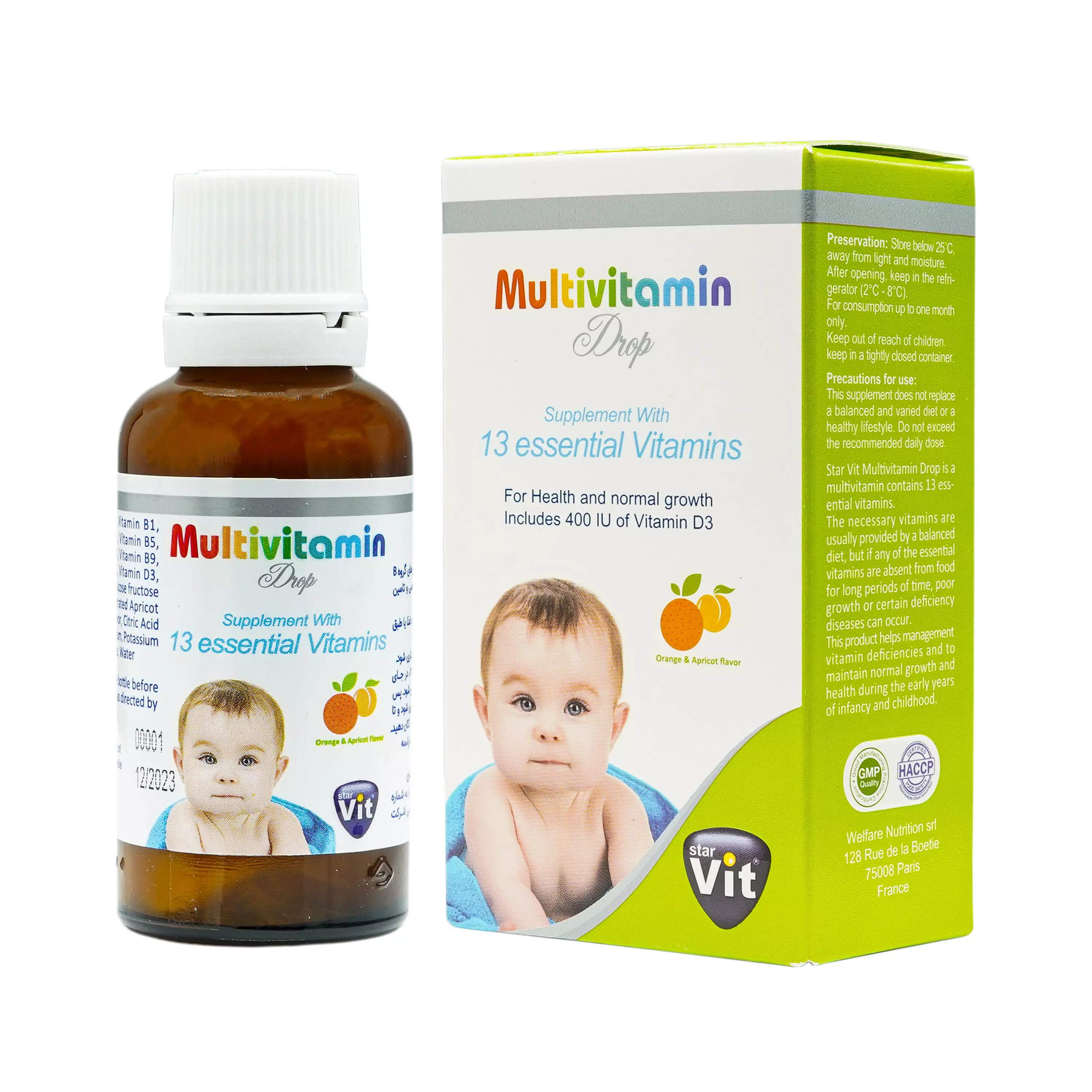 قطره مولتی ویتامین استار ویت